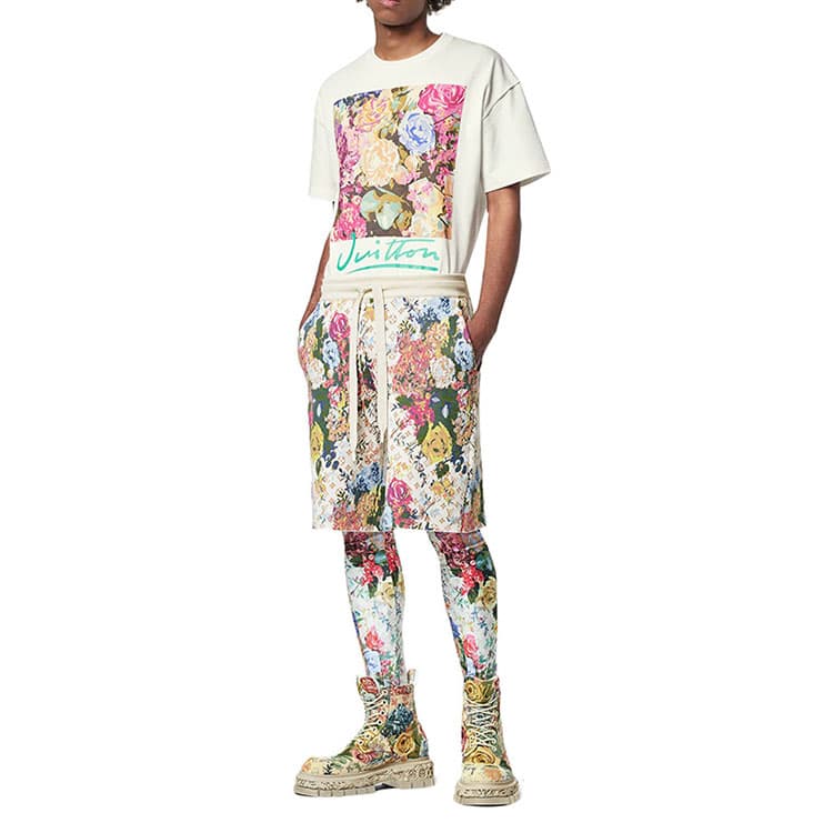 Шорты Louis Vuitton FW22 Jacquard Shorts Pink - изображение 3