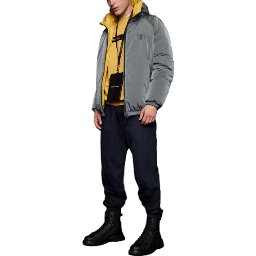 Зимняя куртка пуховик ARMANI EXCHANGE Logo - изображение 3
