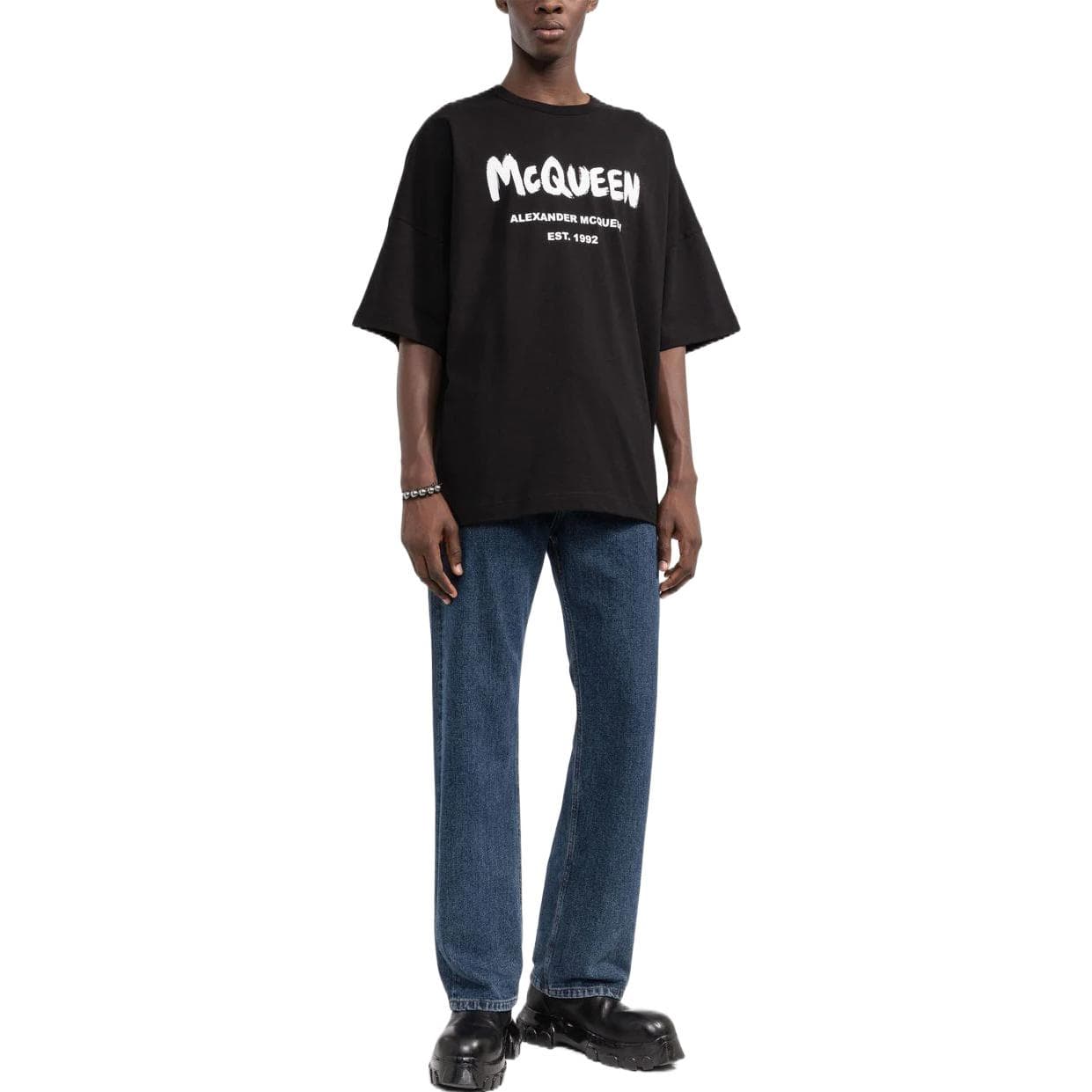 Футболка Alexander McQueen FW22 Graffiti T - изображение 3