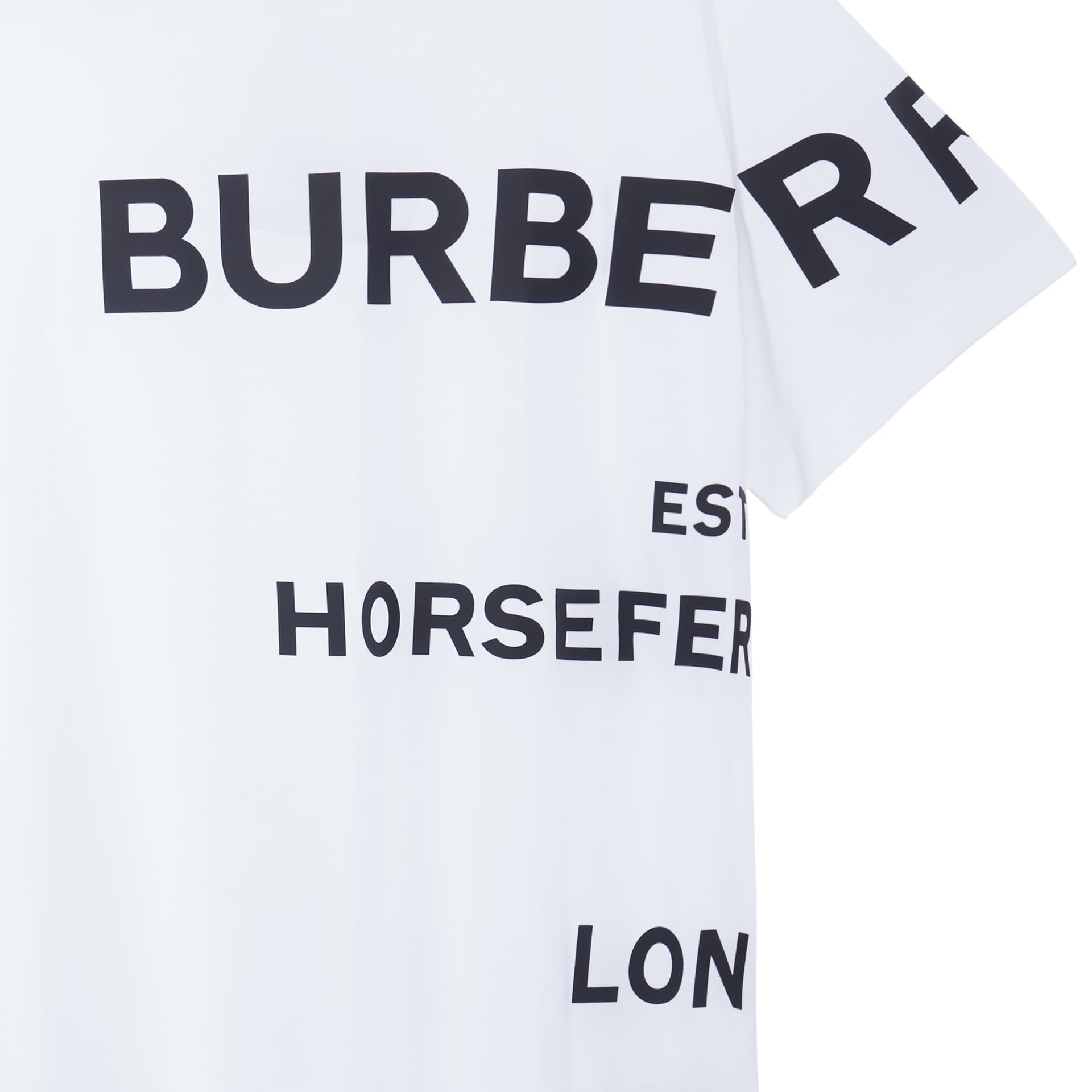 Футболка Burberry Horseferry Oversize T-Shirt White - изображение 7