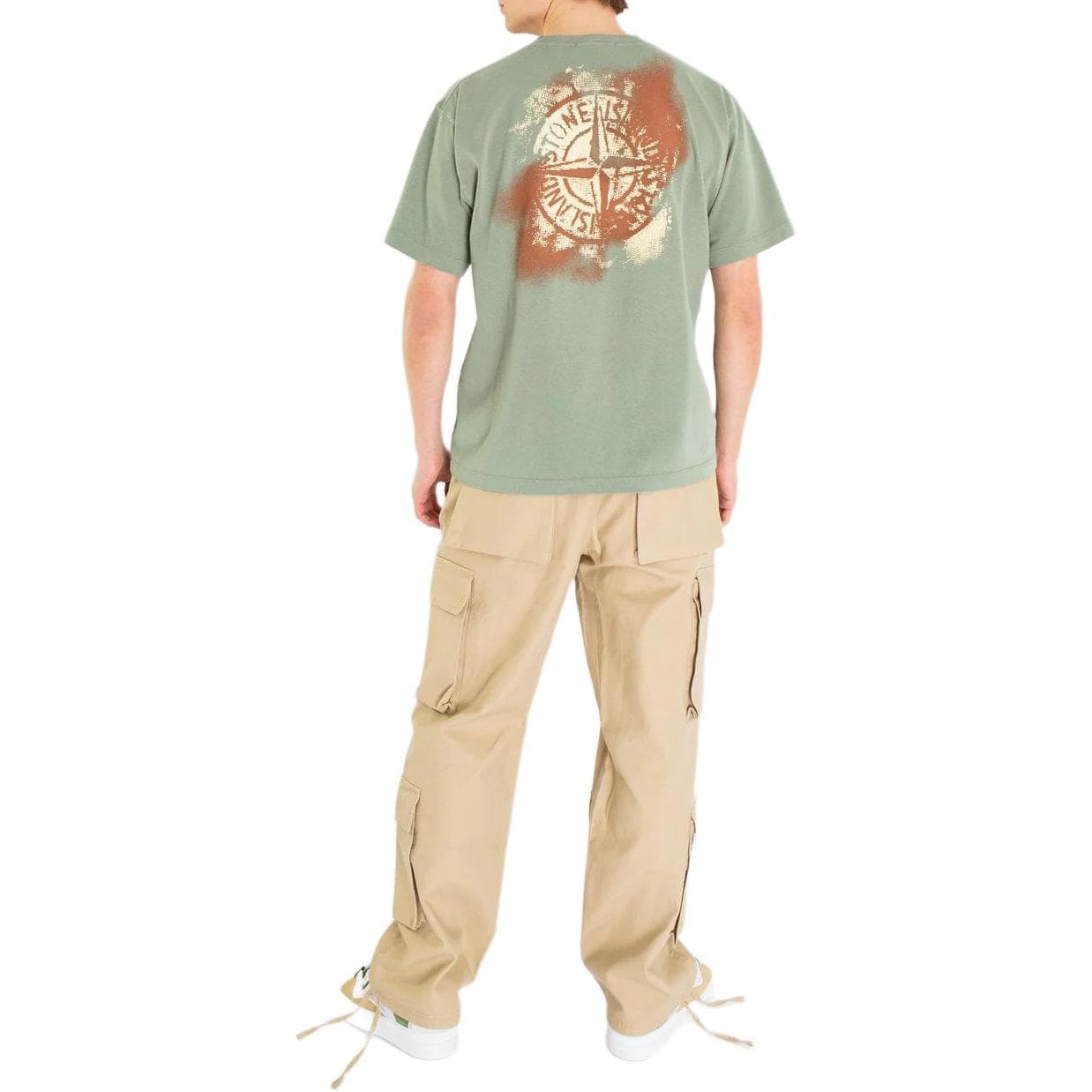 Футболка STONE ISLAND SS24 dirtyfit LogoT - изображение 5