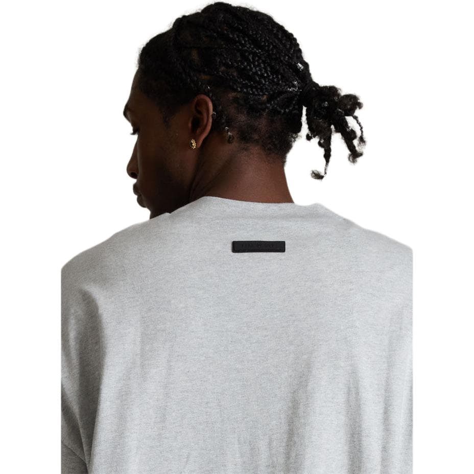 Футболка Fear of God Essentials SS24 drop2 Crewneck T-Shirt T Light Heather Grey - изображение 7
