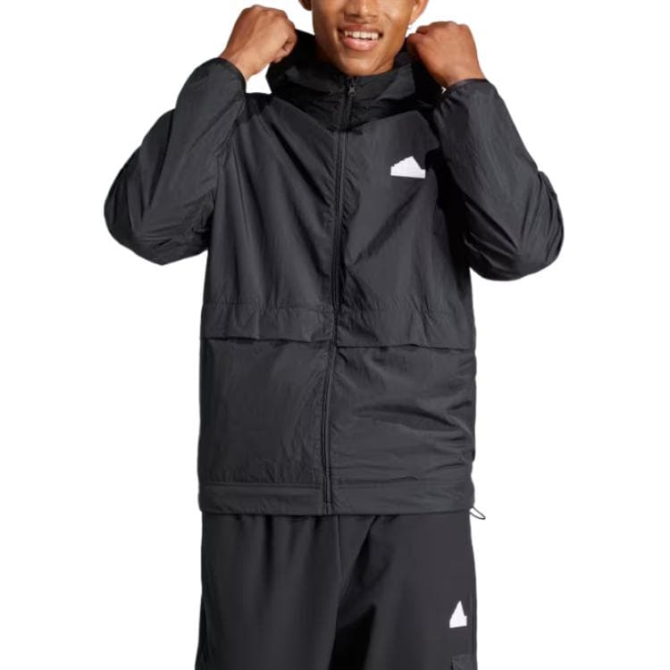 Куртка adidas City Escape Full-Zip Hoodie Black - изображение 2