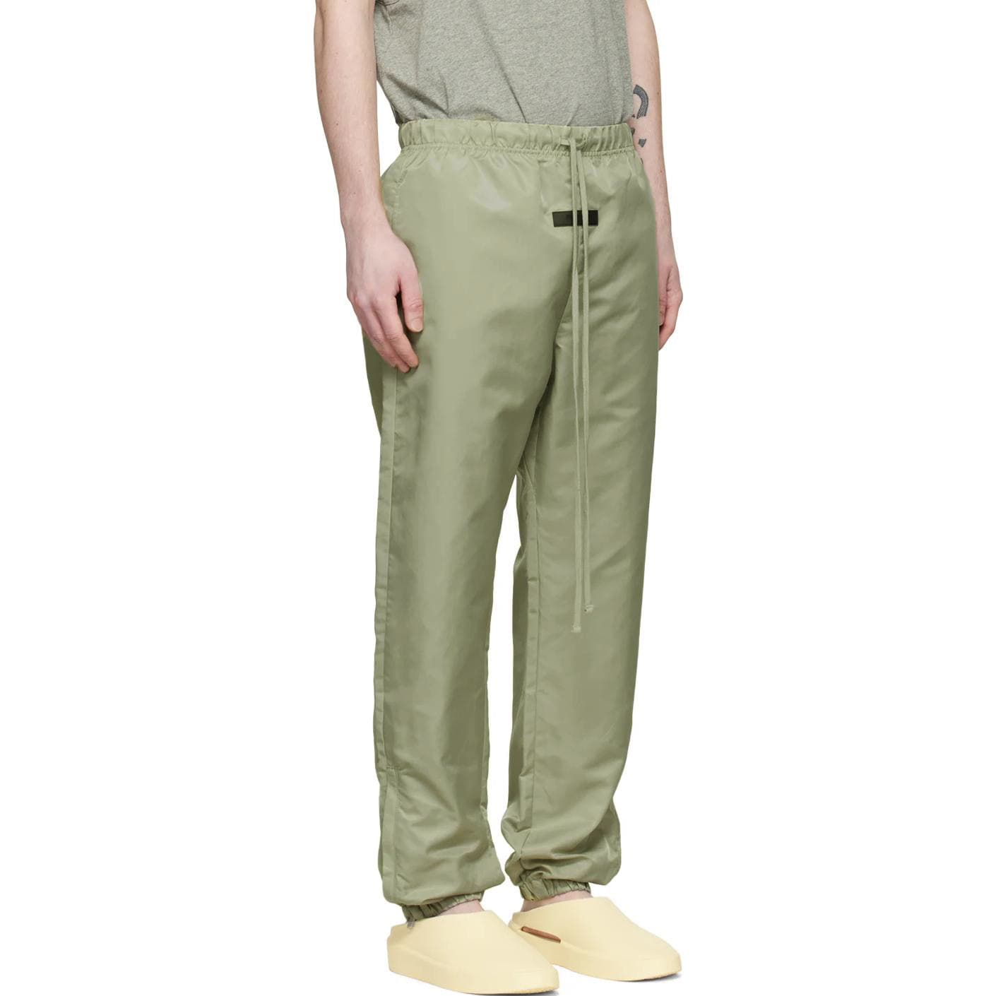Штаны Fear of God Essentials Green Nylon Track PanK Seafoam - изображение 4