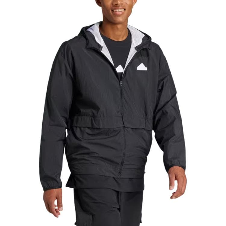 Куртка adidas City Escape Full-Zip Hoodie Black - изображение 4