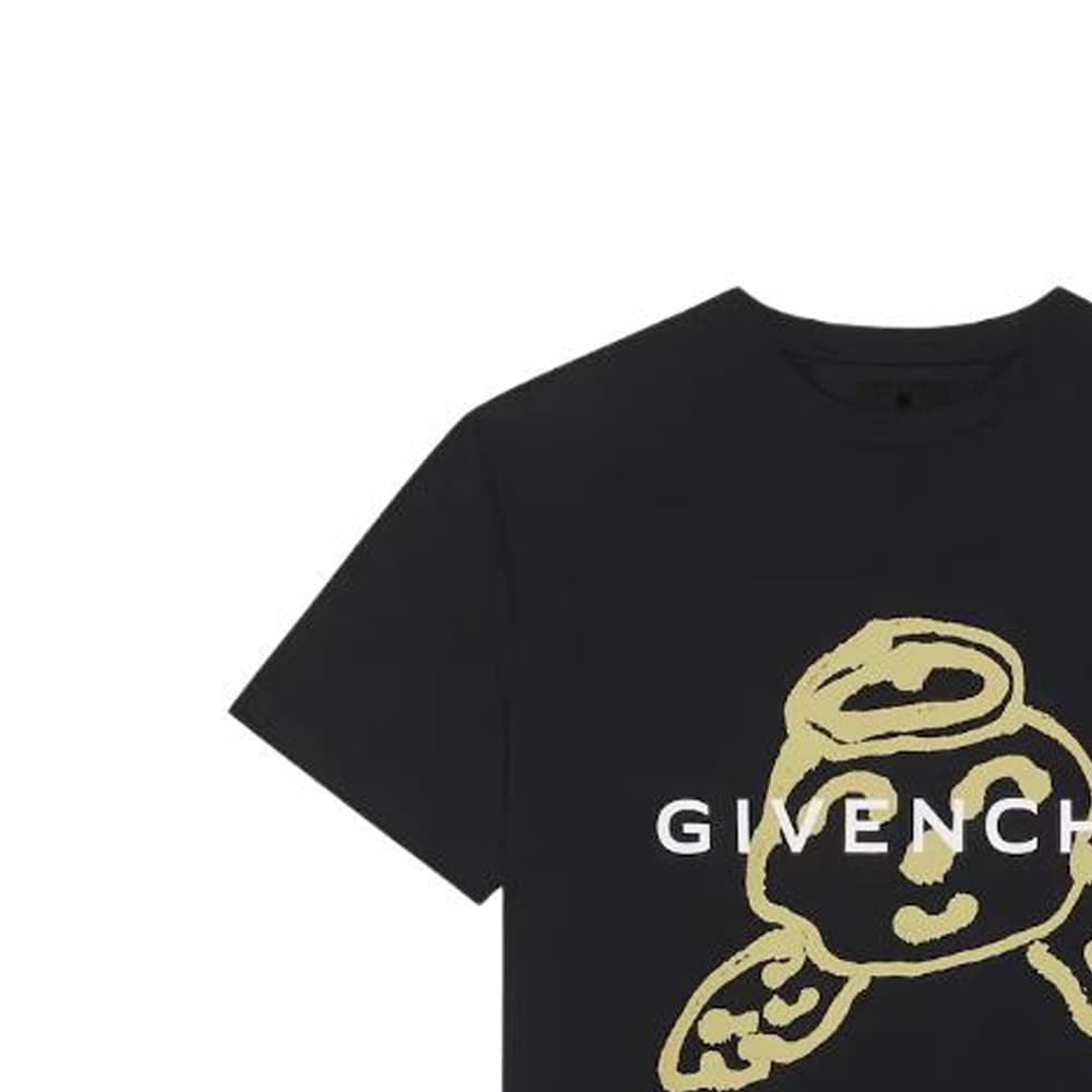 Футболка GIVENCHY Oversized T-shirt In Cotton With Givenchy Angel Print T - изображение 2