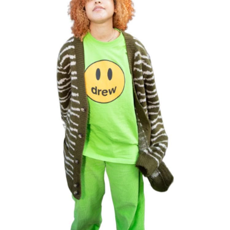 Футболка Drew House SS22 Mascot Ss Tee Lime T - изображение 4