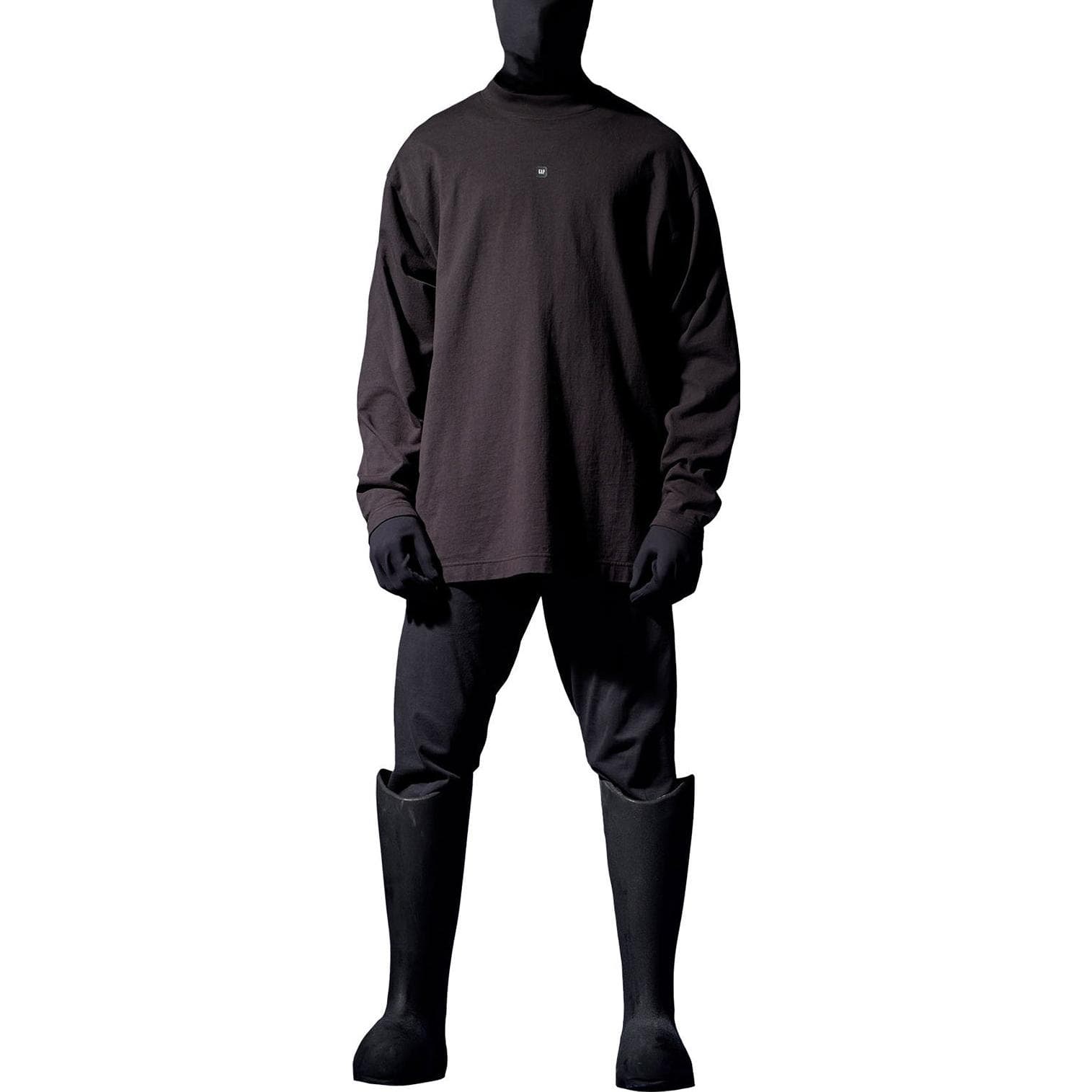 Кофта YEEZY x Gap x Balenciaga Black Long Sleeve Tee - изображение 6