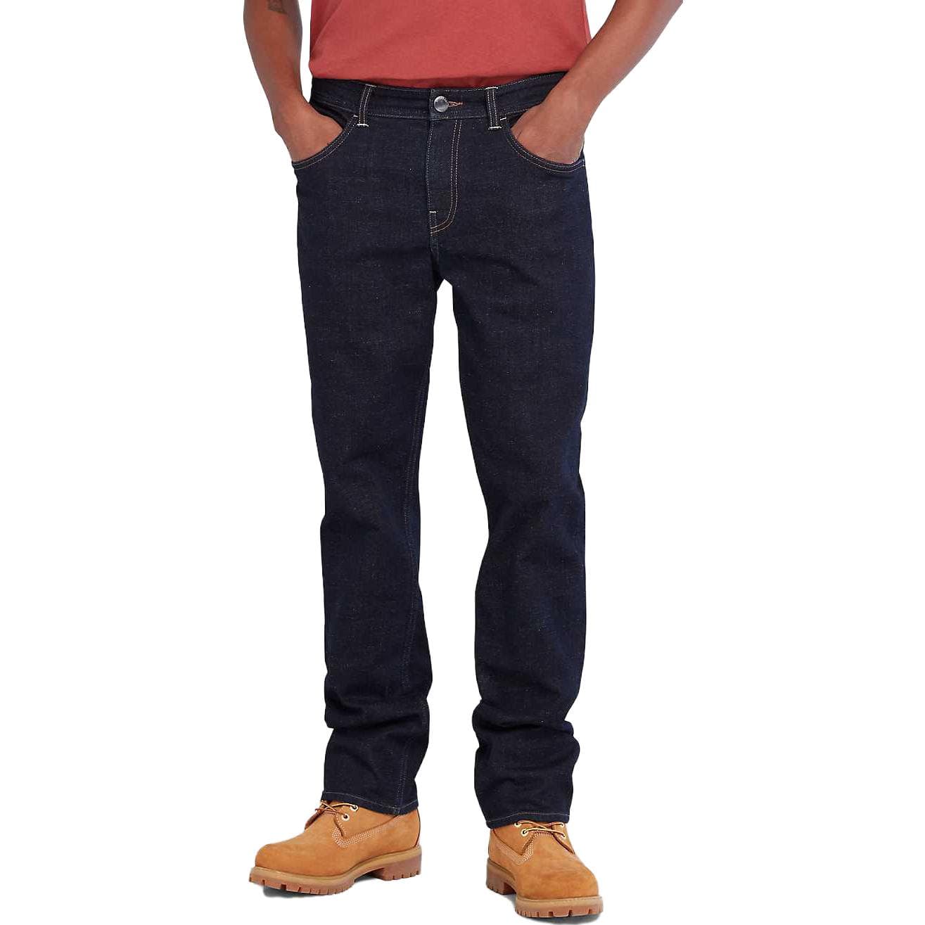 Штаны Timberland Stretch Straight-Fit Indigo Denim Pant - изображение 3