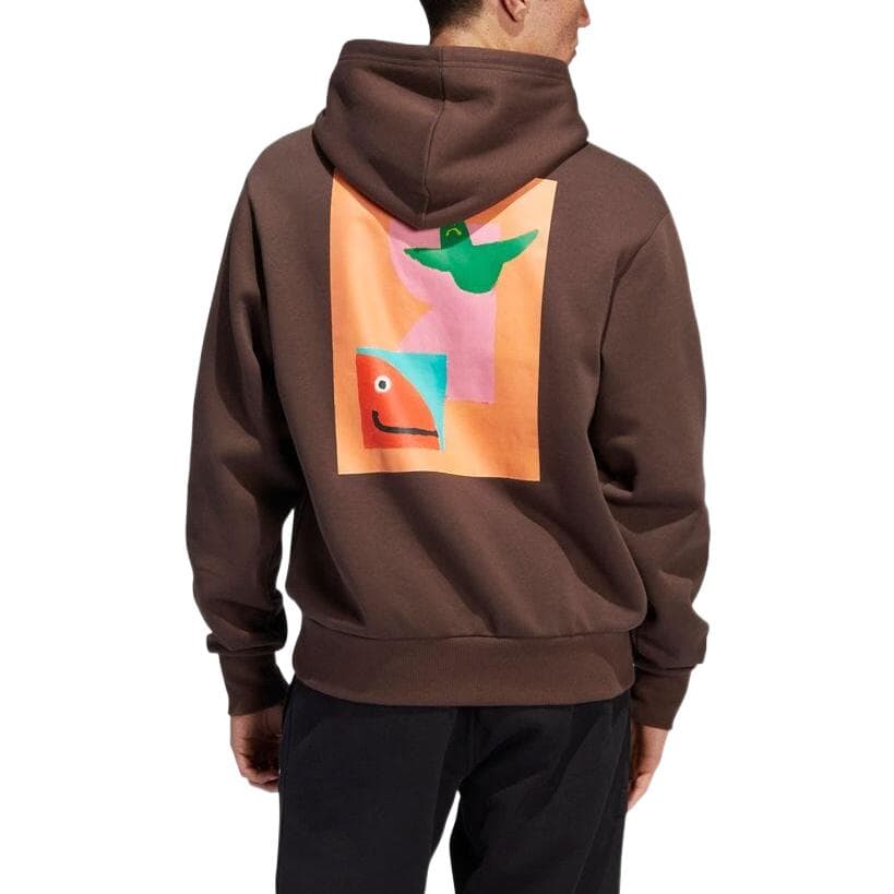 Худи adidas Originals Hoodie Brown - изображение 4