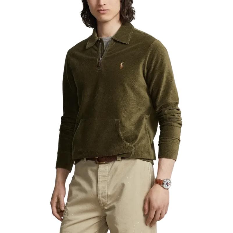 Худи Polo Ralph Lauren FW23 Knit Corduroy Quarter-Zip Pullover - изображение 3