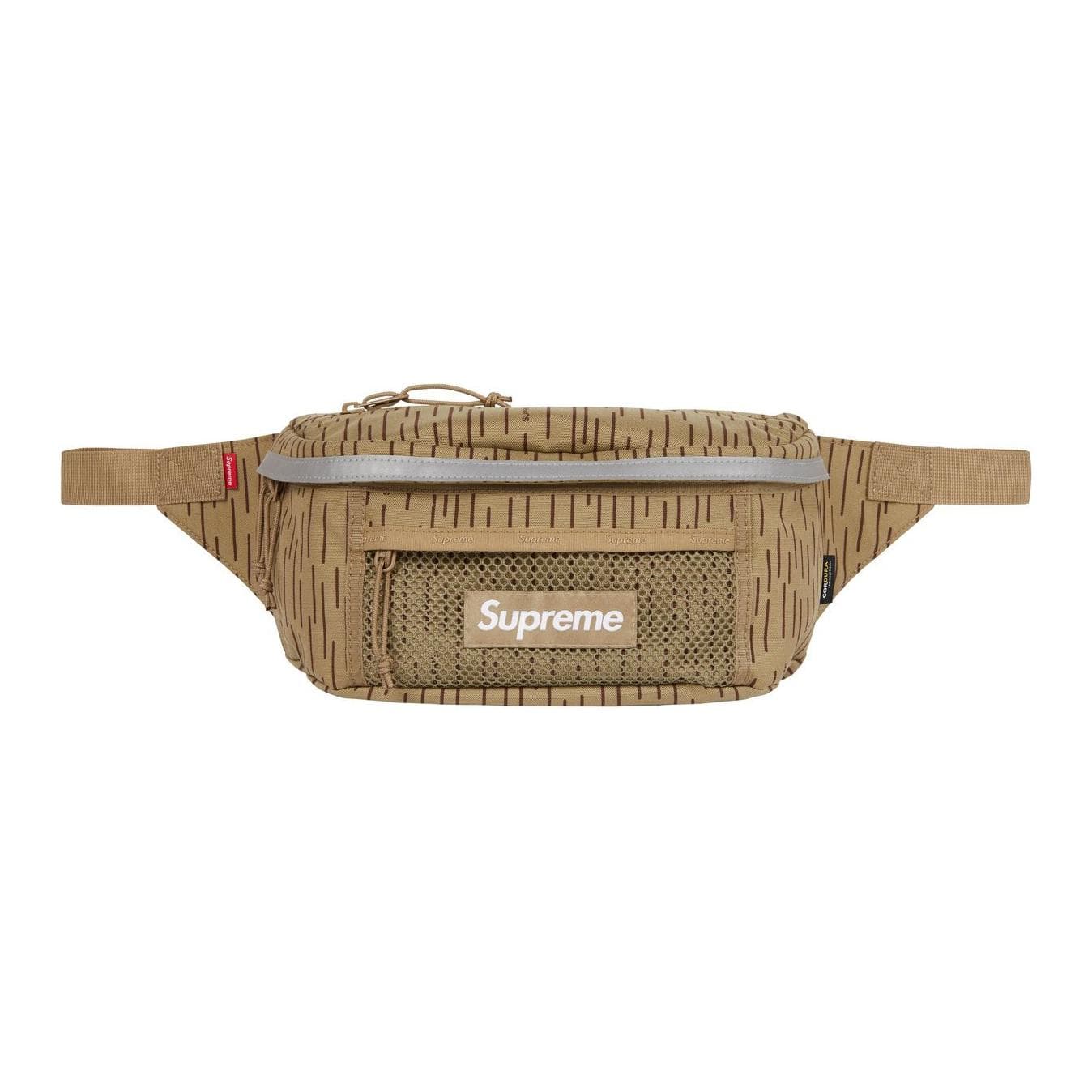 Поясная сумка Supreme Нейлоновая поясная сумка (бандана) Стандартная (стандартная) Унисекс Коричневая - изображение 1