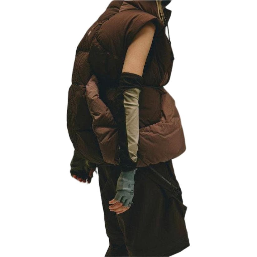 Куртка adidas Originals x HAMCUS FW23 Brown Quilted Vest - изображение 10