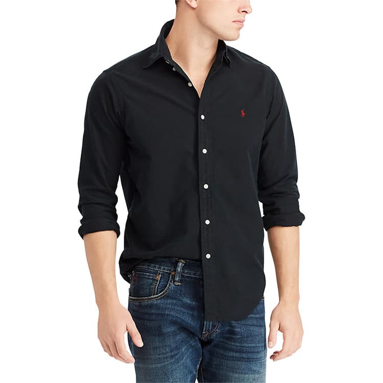 Рубашка Polo Ralph Lauren Oxford Shirt Black - изображение 5