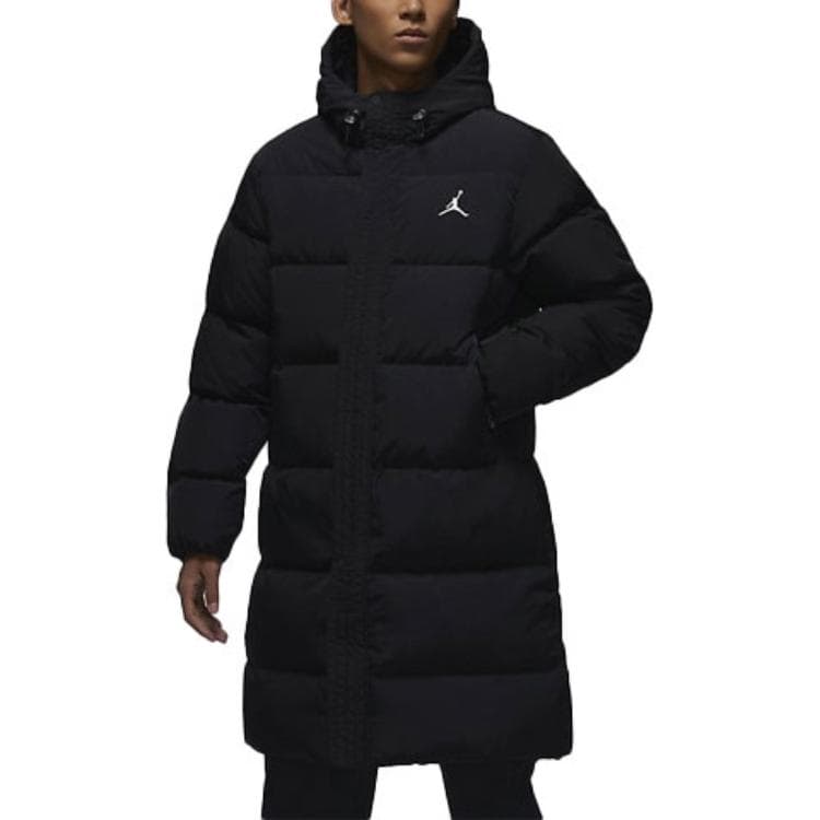 Зимняя куртка Jordan Long Down Jacket Black - изображение 3