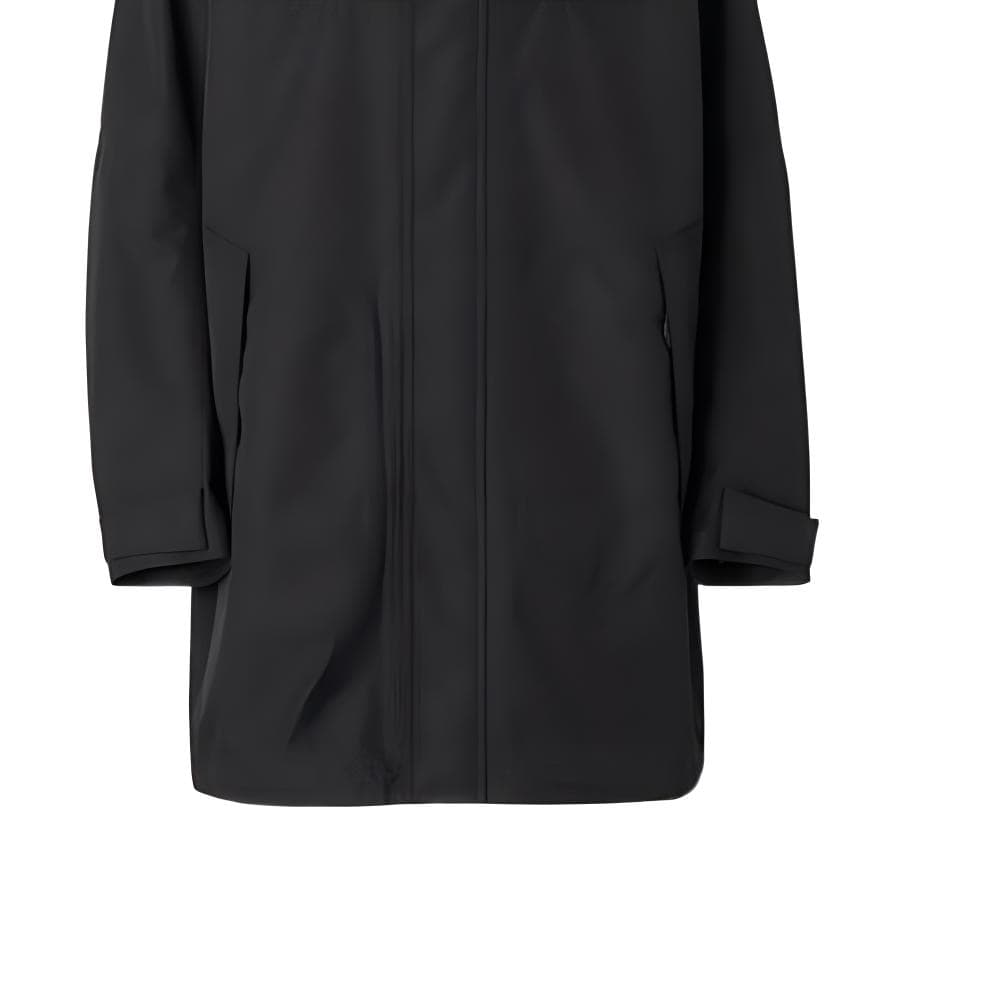 Пальто Burberry SS22 Logo Coat Black - изображение 6