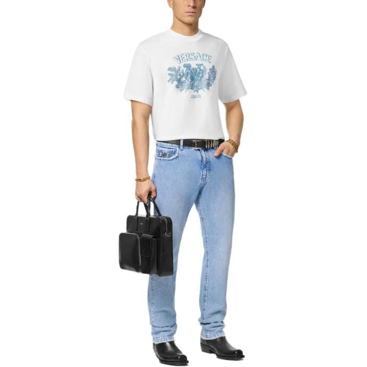Футболка VERSACE La Vacanza SS24 LogoT - изображение 4