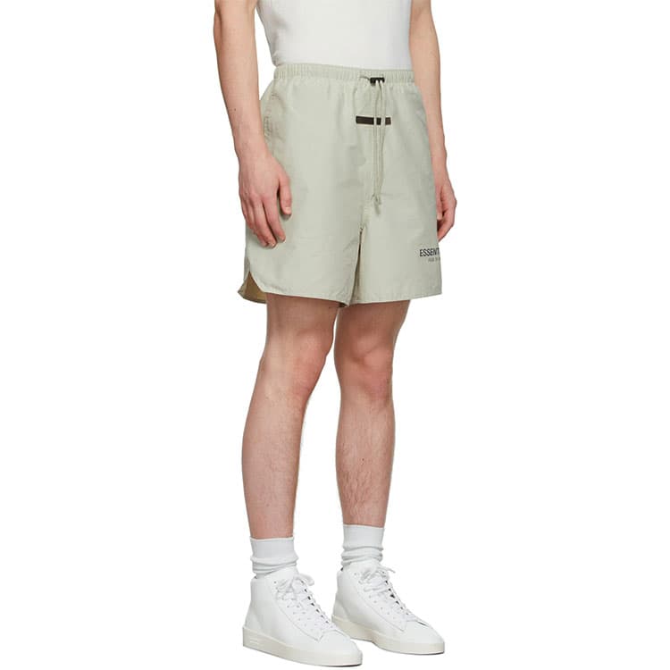 Шорты Fear of God Essentials Volley Shorts Green/Concrete - изображение 3