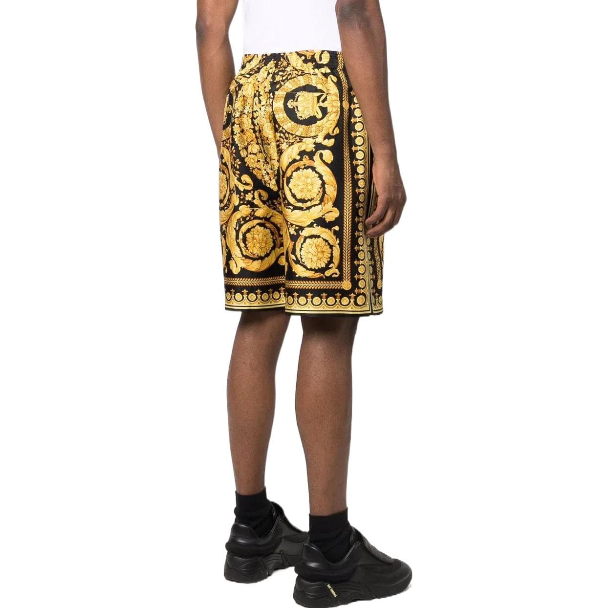 Шорты Versace SS22 Barocco Silk Shorts - изображение 3
