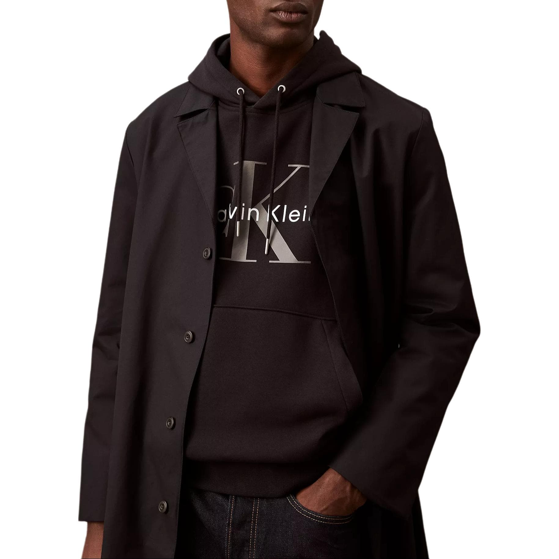 Худи Calvin Klein Толстовка Мужское Черное - изображение 4