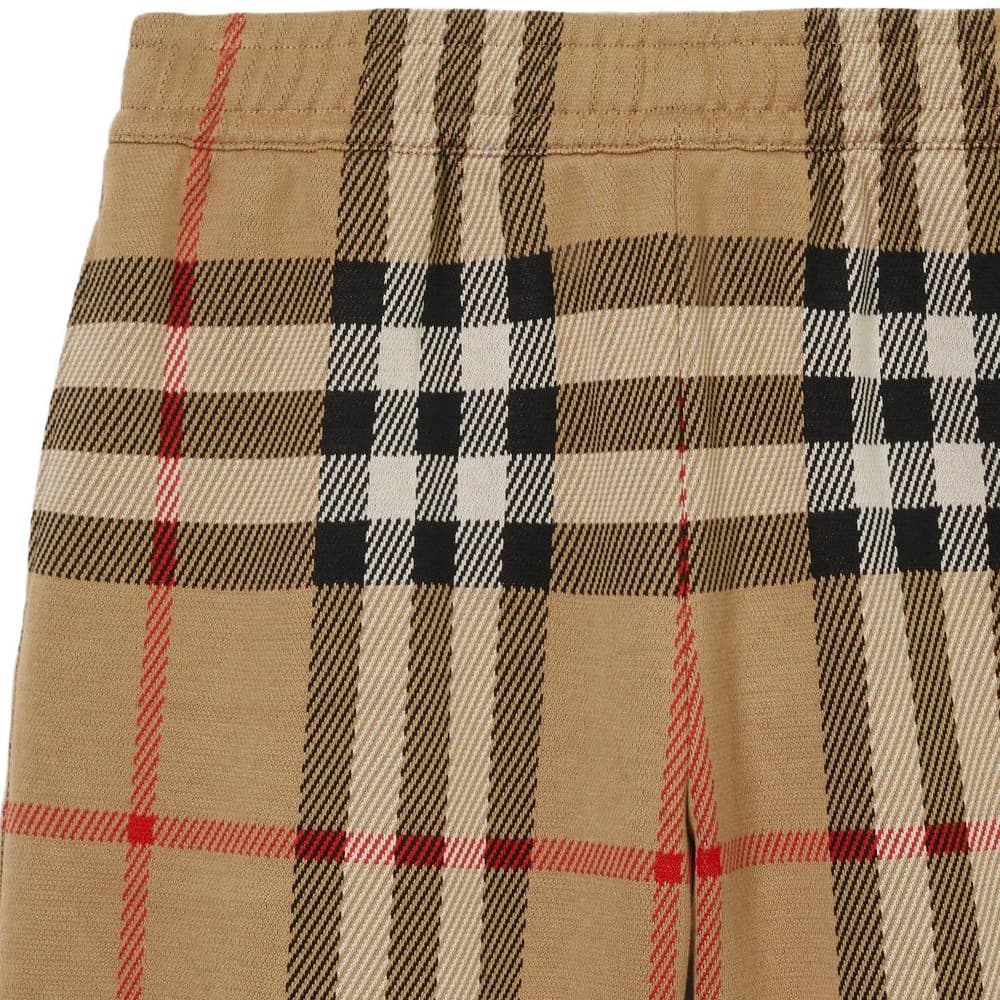 Шорты Burberry SS23 Check Elastic Waist Shorts Khaki - изображение 4