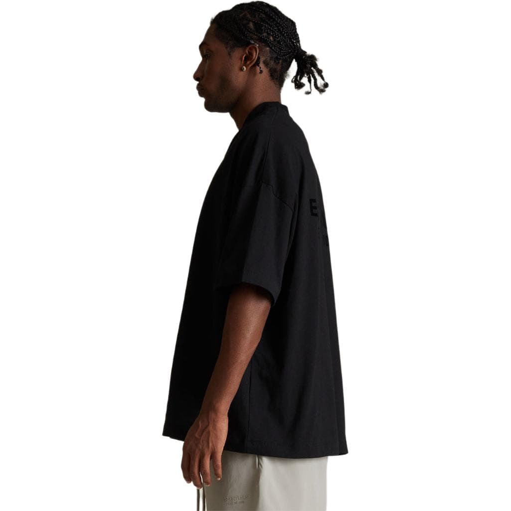 Футболка Fear of God Essentials SS24 drop2 V-Neck Tshirt VT Jet Black - изображение 6