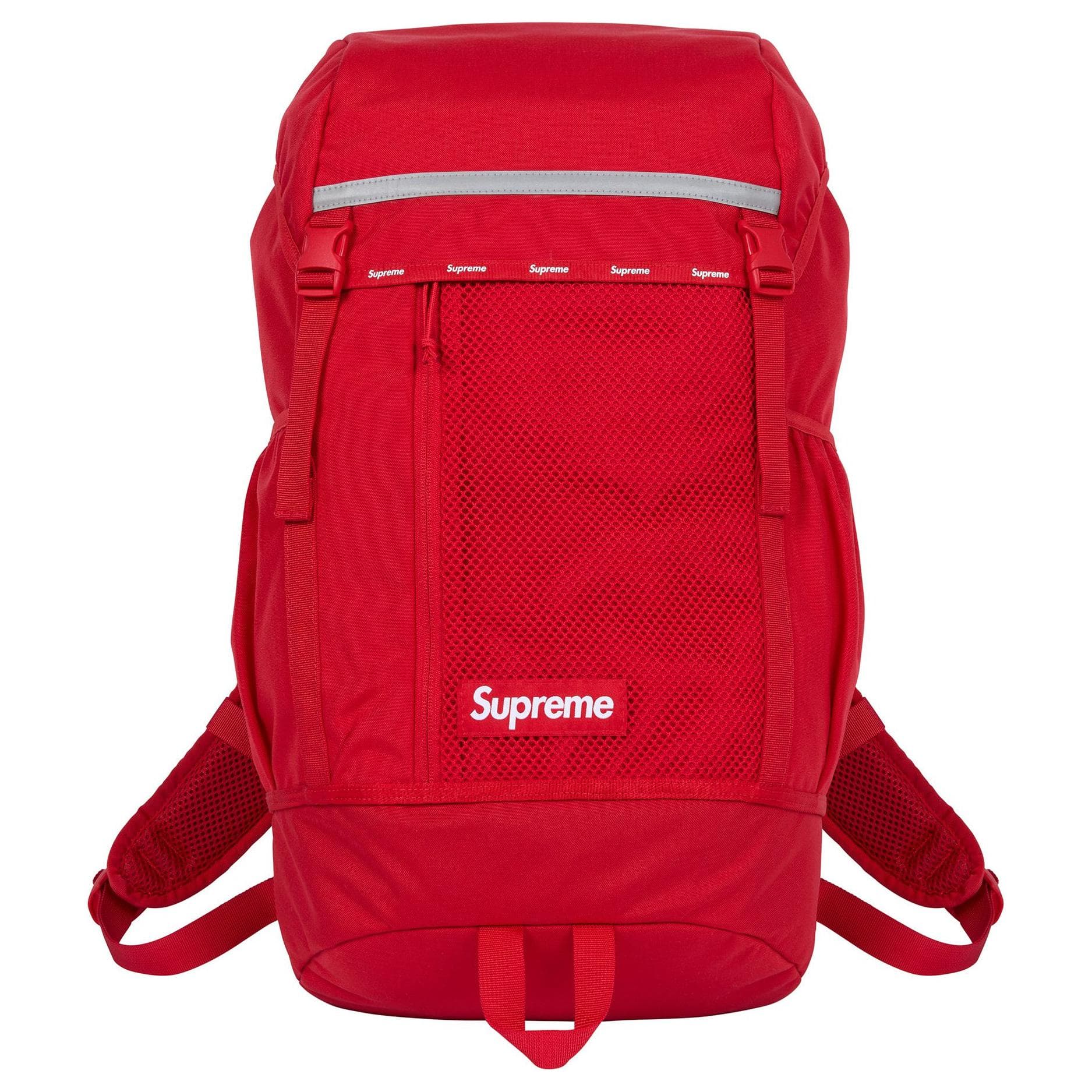 Рюкзак Supreme Нейлоновый Рюкзак Стандартный (Standard) Унисекс Красный - изображение 1