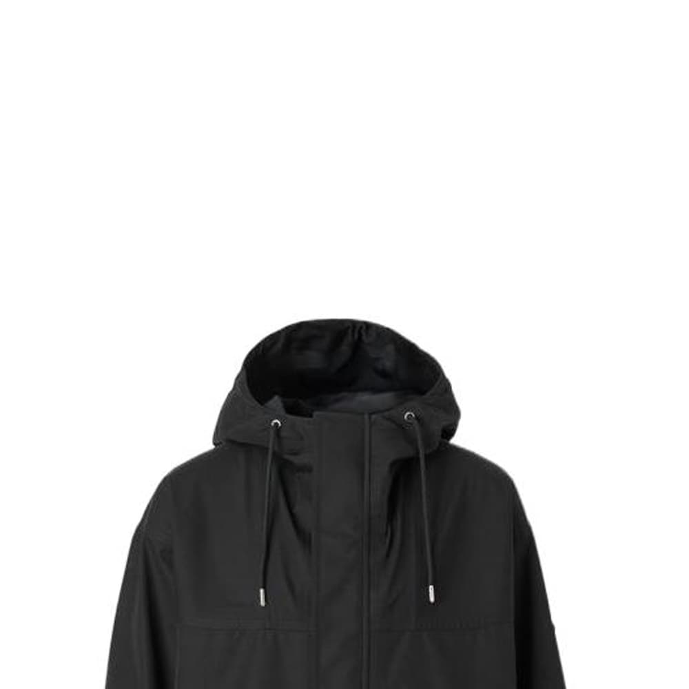 Пальто Burberry SS22 Logo Coat Black - изображение 5