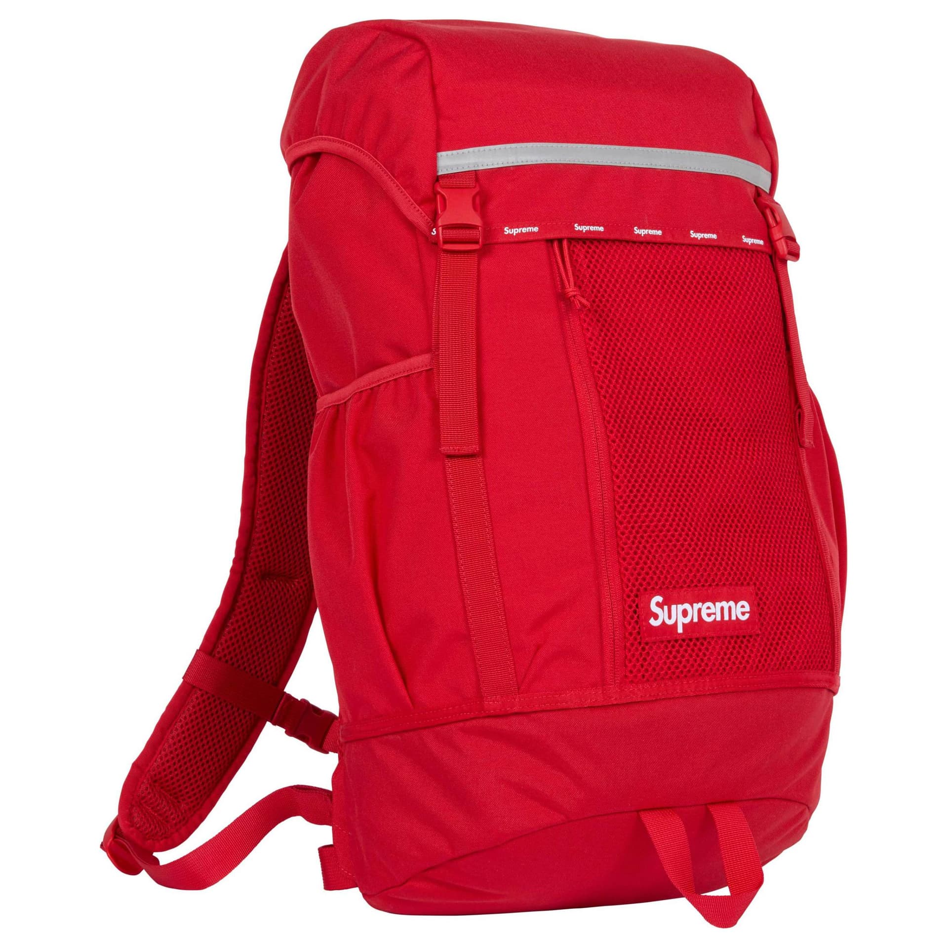 Рюкзак Supreme Нейлоновый Рюкзак Стандартный (Standard) Унисекс Красный - изображение 2