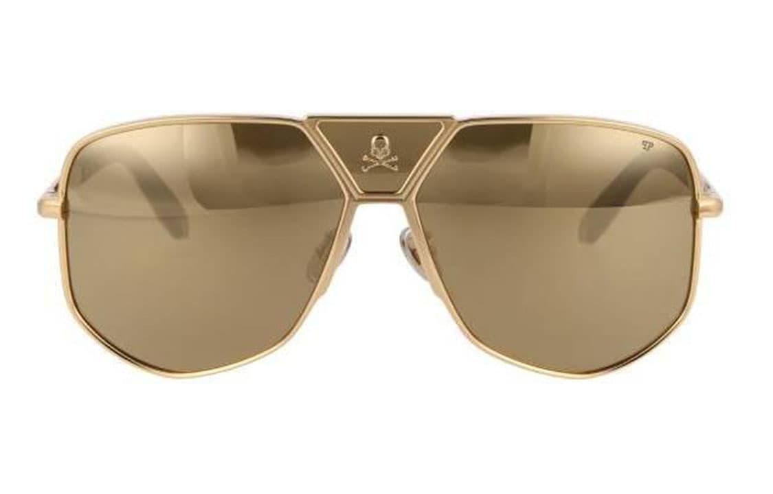Солнцезащитные очки Philipp Plein Aviator Metal Sunglasses Gold - изображение 3