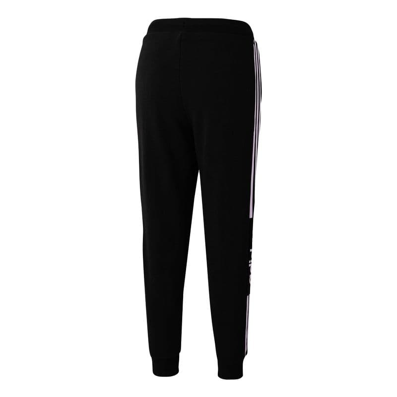 Штаны Adidas Neo Вязаные Спортивные Брюки Женские Черные - изображение 2
