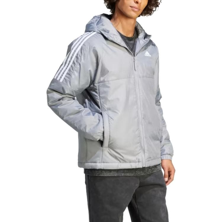 Куртка adidas Essentials Insulated Hooded Jacket Logo - изображение 4