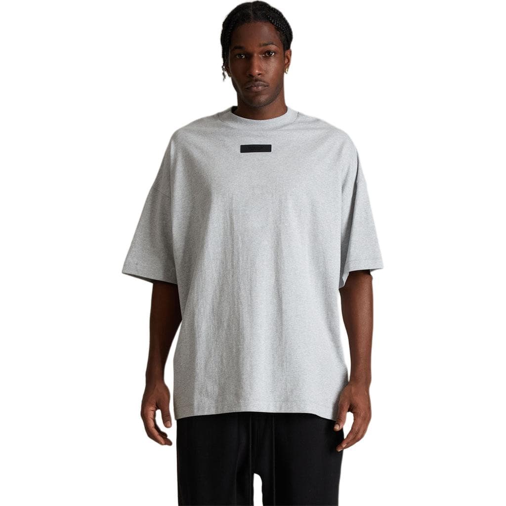 Футболка Fear of God Essentials SS24 drop2 Crewneck T-Shirt T Light Heather Grey - изображение 3