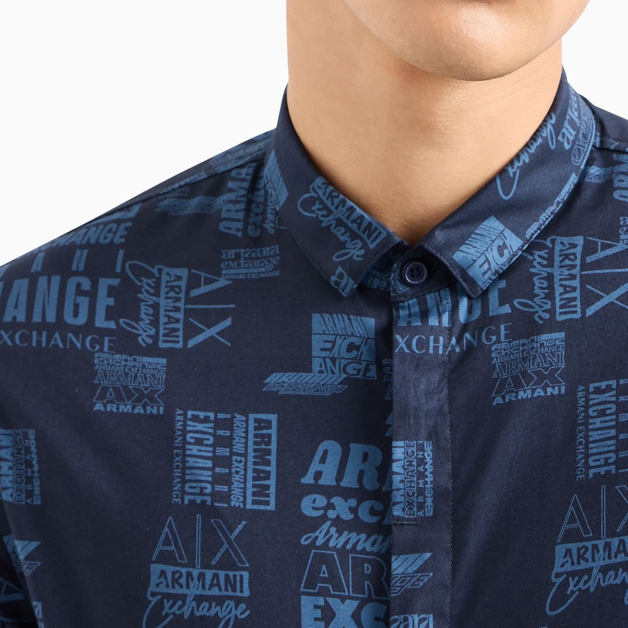 Рубашка ARMANI EXCHANGE SS24 Logo - изображение 5