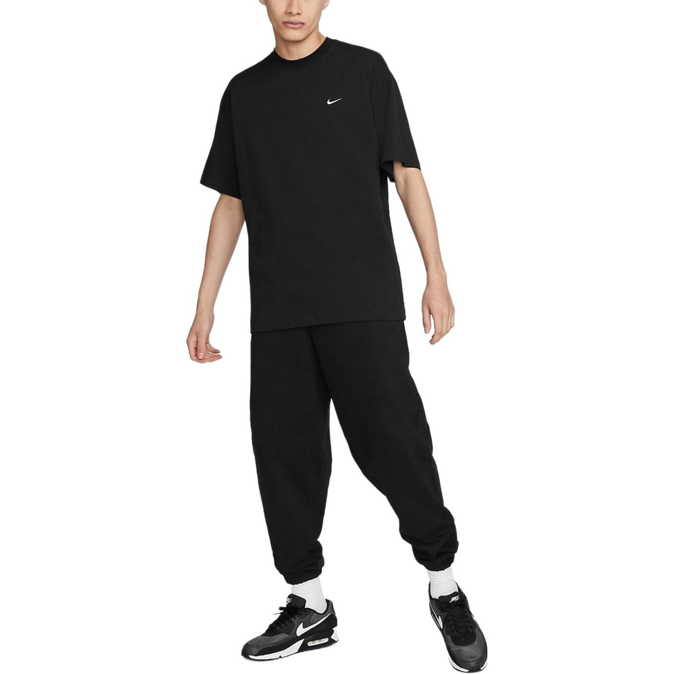 Футболка Nike Lab Solo Swoosh Black - изображение 7