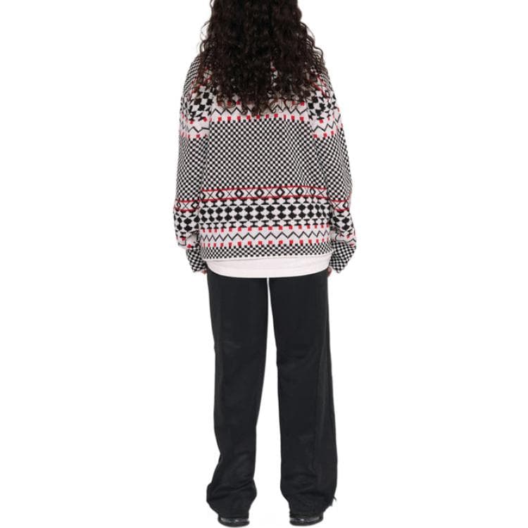 Кофта Stussy FW22 Jacquard Knit Crew - изображение 7