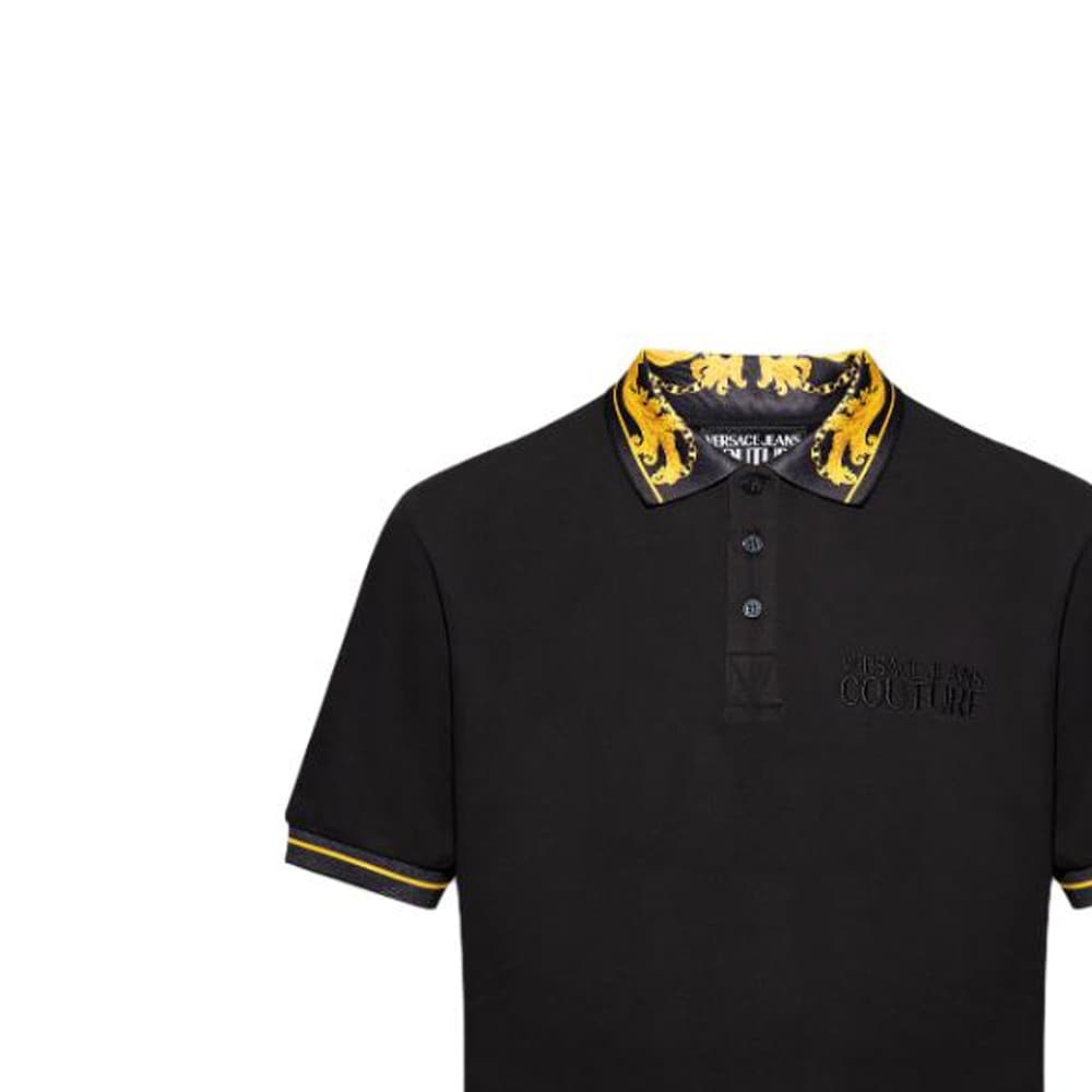 Поло Versace Jeans Couture SS23 Polo Shirt Black - изображение 5