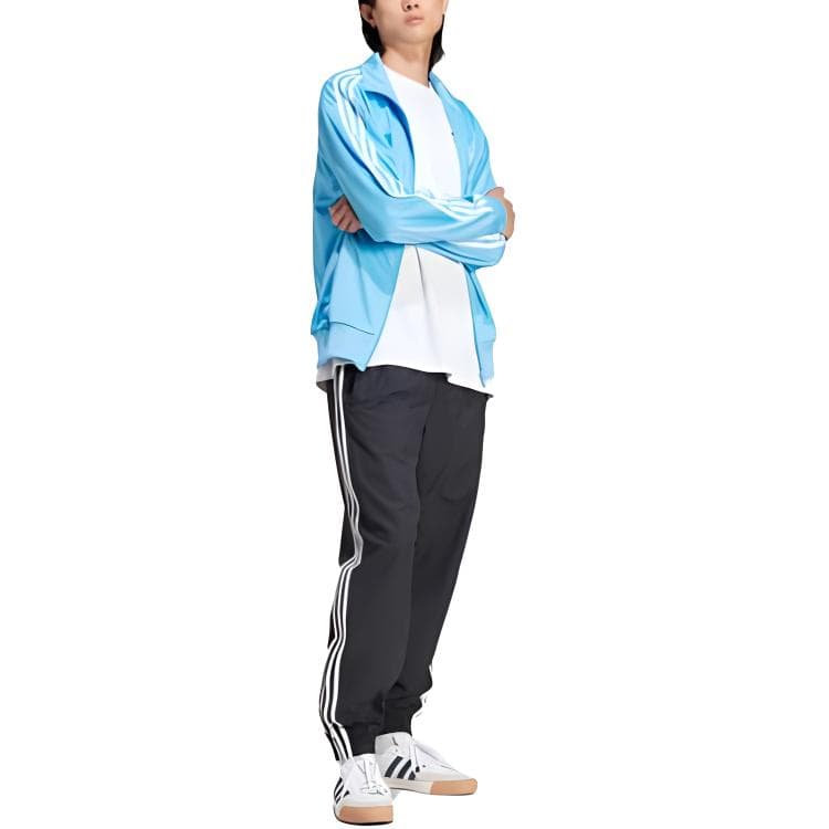 Куртка Adidas Originals FBIRD TT Куртки и Пальто Мужской Аква-Синий - изображение 4