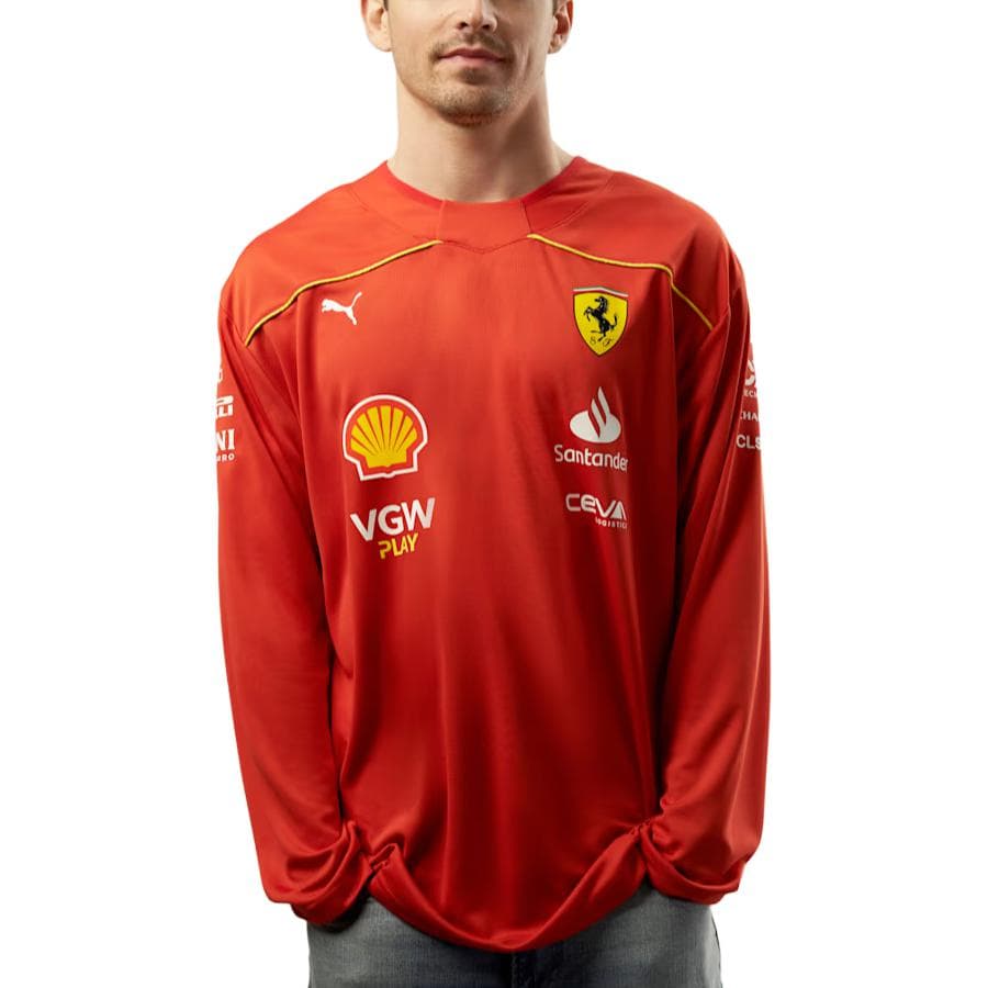 PUMA SCUDERIA FERRARI Спортивная одежда Мужская Пепельно-красный - изображение 3