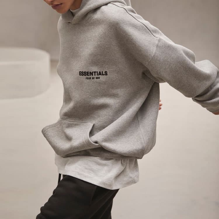 Худи Fear of God Essentials SS22 Hoodie Dark Oatmeal - изображение 3