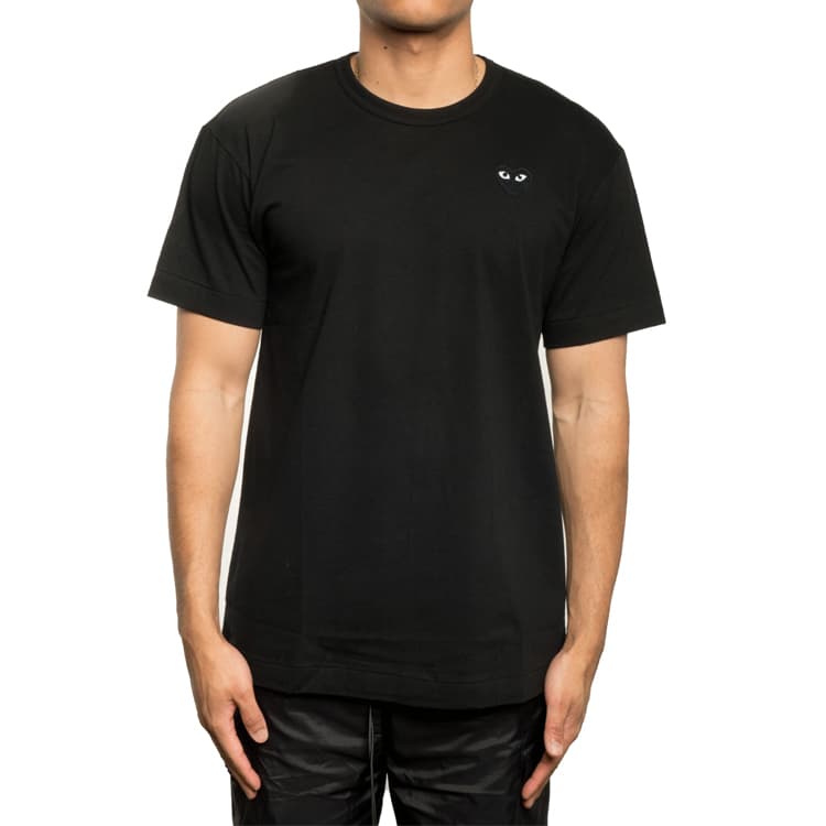 Футболка CDG Play Black Heart Embroidered T-Shirt - изображение 2