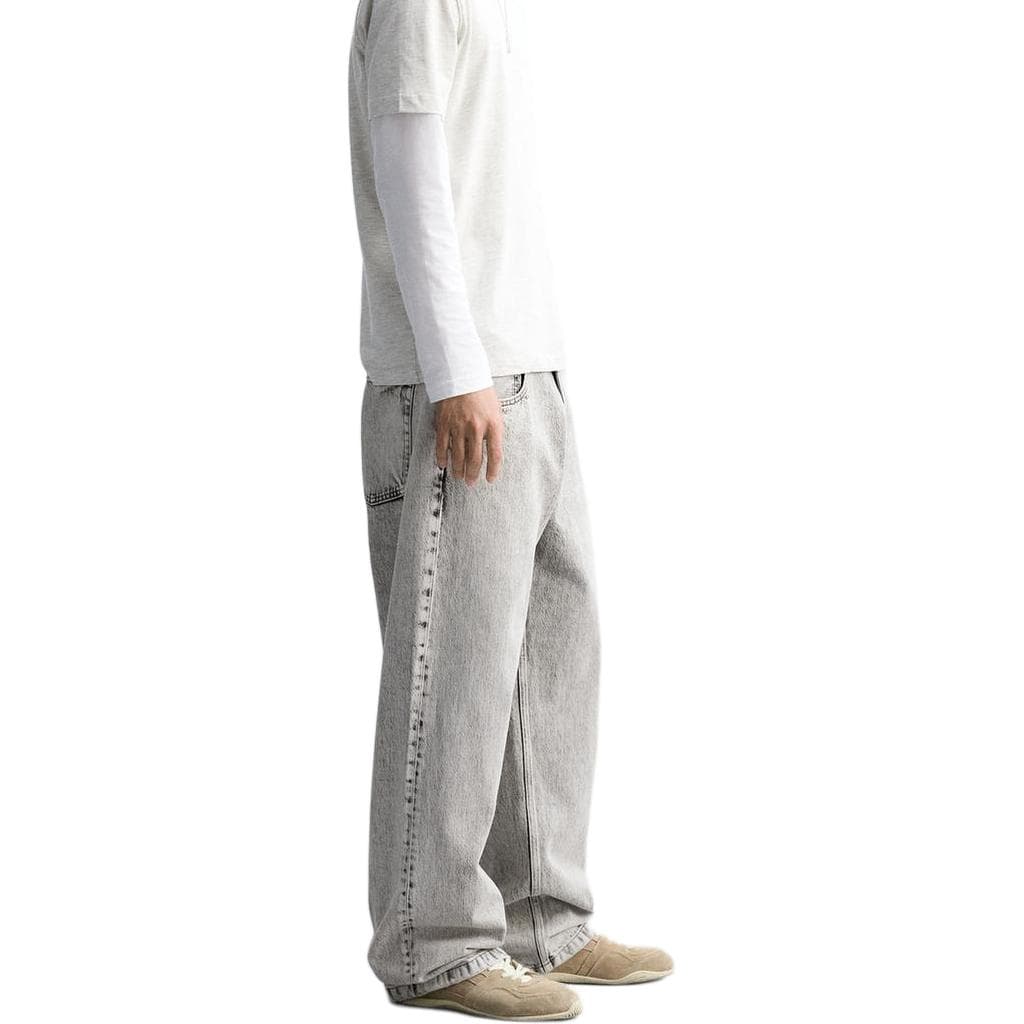 Штаны ZARA Gray Men's Jeans ZARA Серый Мужские Джинсы - изображение 5