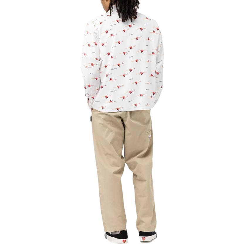 Рубашка HUMAN MADE SS23 Flamingo Open Collar LS Shirt - изображение 4