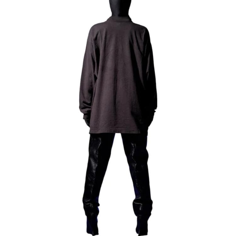 Кофта YEEZY x Gap x Balenciaga Black Long Sleeve Tee - изображение 7
