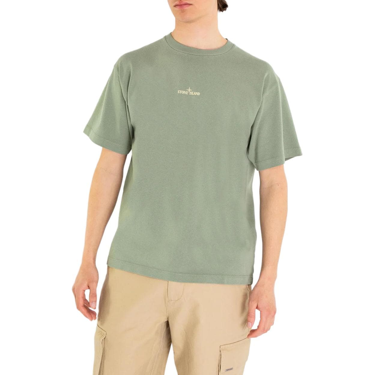 Футболка STONE ISLAND SS24 dirtyfit LogoT - изображение 4
