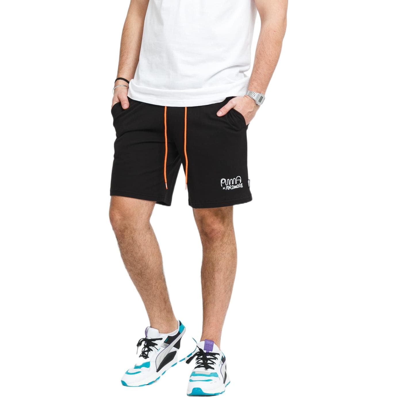 Шорты Puma x MR DOODLE Shorts Black - изображение 4
