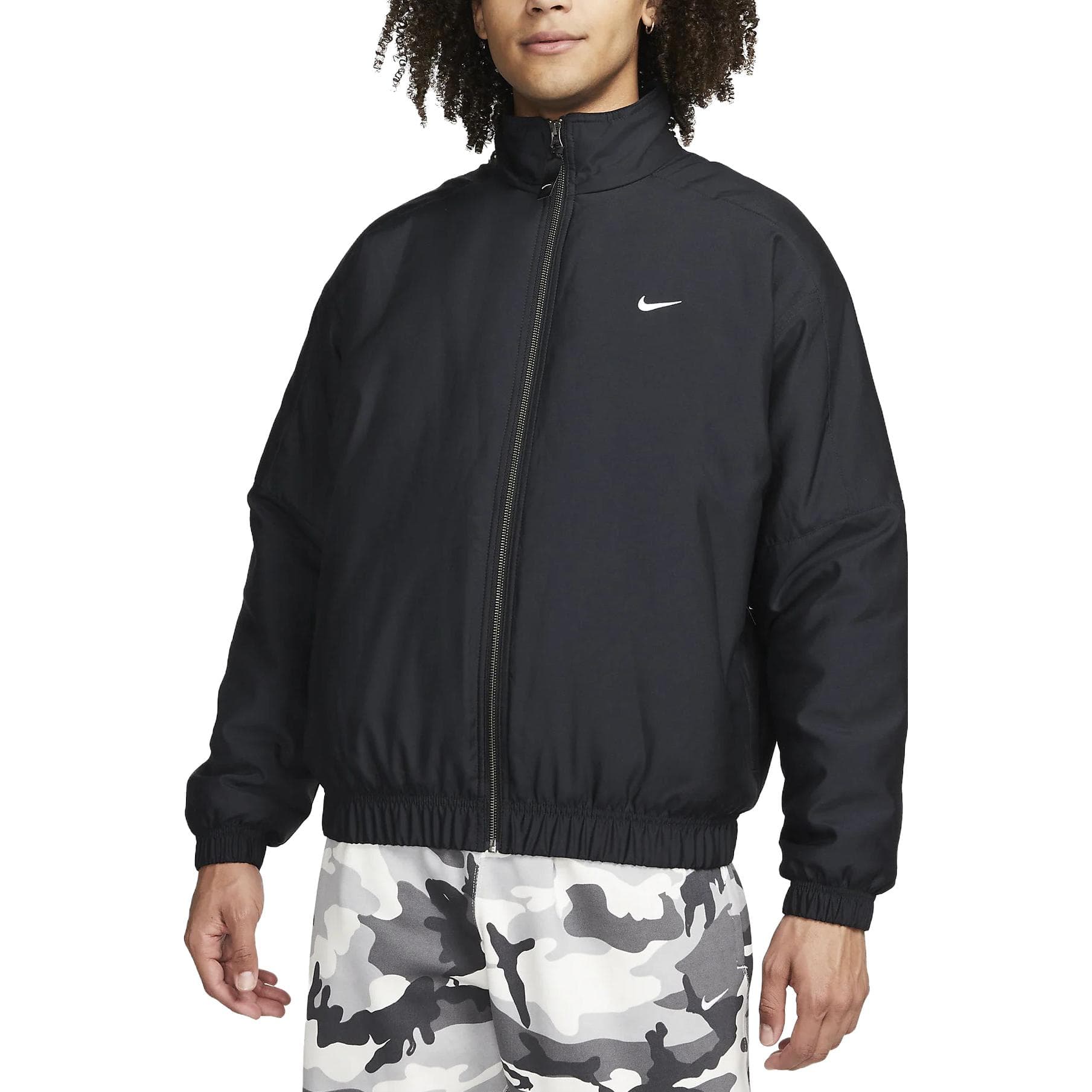 Куртка Nike Logo Zip Jacket Black - изображение 4