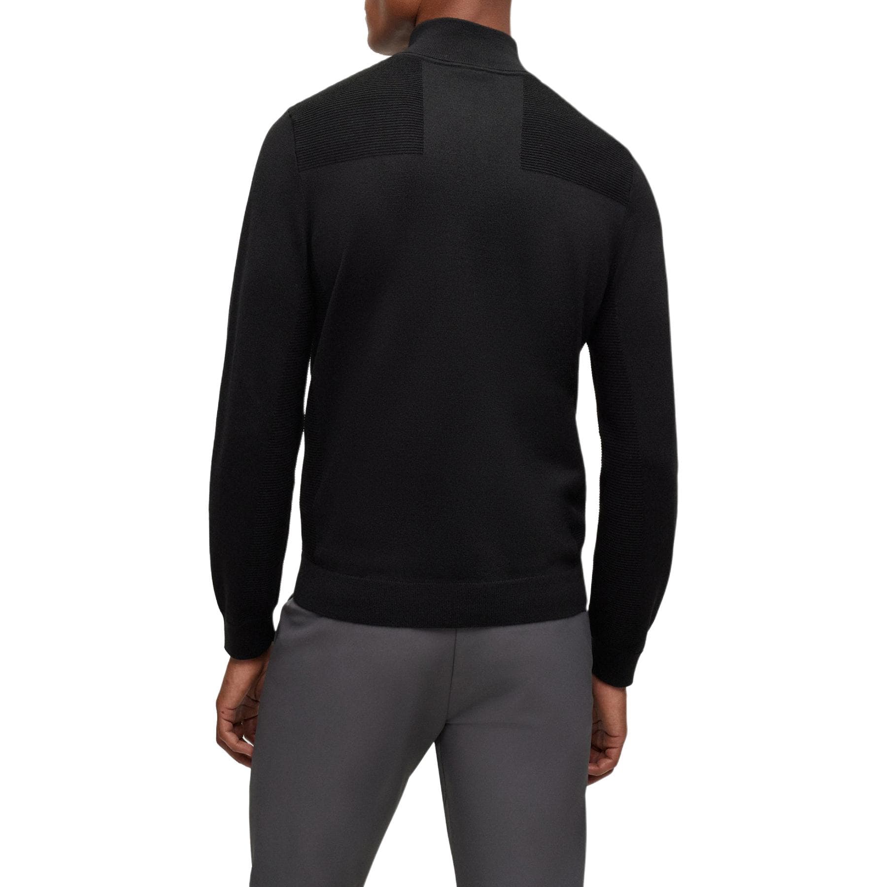 Кофта Hugo Boss Черные Мужские Свитера - изображение 4