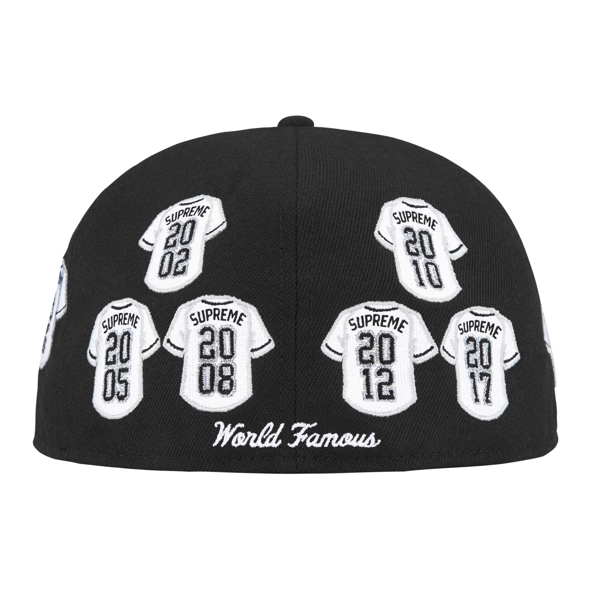 Кепка Supreme x new era Кепки Унисекс Черный - изображение 2