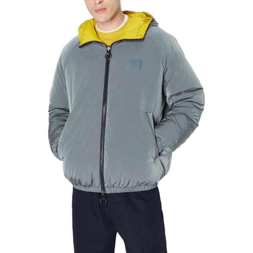 Зимняя куртка пуховик ARMANI EXCHANGE Logo - изображение 5